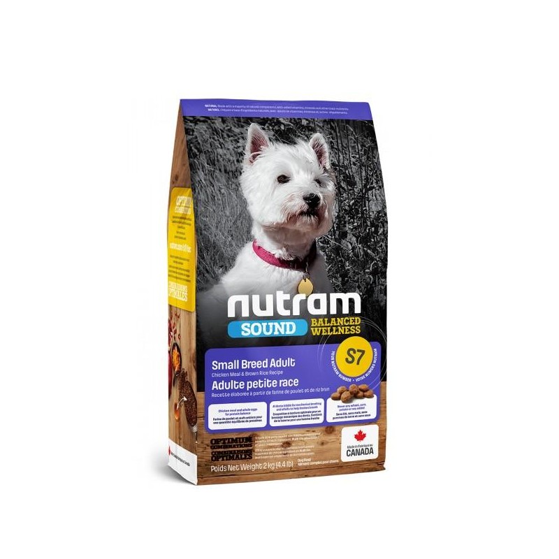 S7 Nutram Sound Small Breed Adult Dog