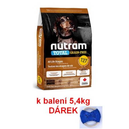 T27 Nutram Total Grainfree Small Breed Chicken, Turkey Dog