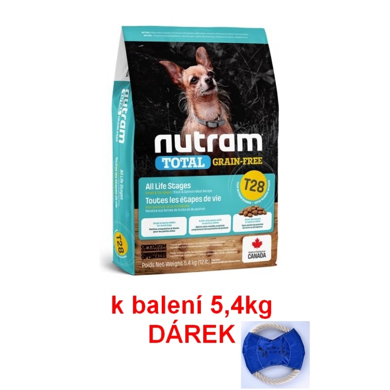 T28 Nutram Total Grainfree Small Breed Salmon, Trout Dog