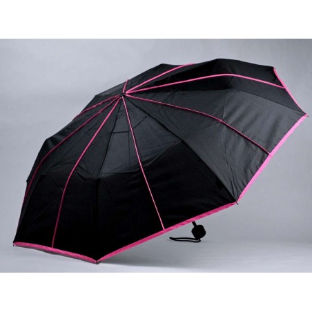 Neon skládací dámský deštník s manuálním otevíráním