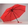 306 Drobné kvítky skládací dámský deštník s manuálním otevíráním