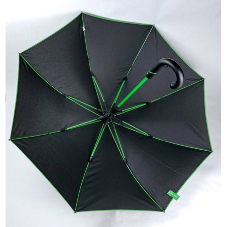 Dámský holový deštník s barevnou konstrukcí