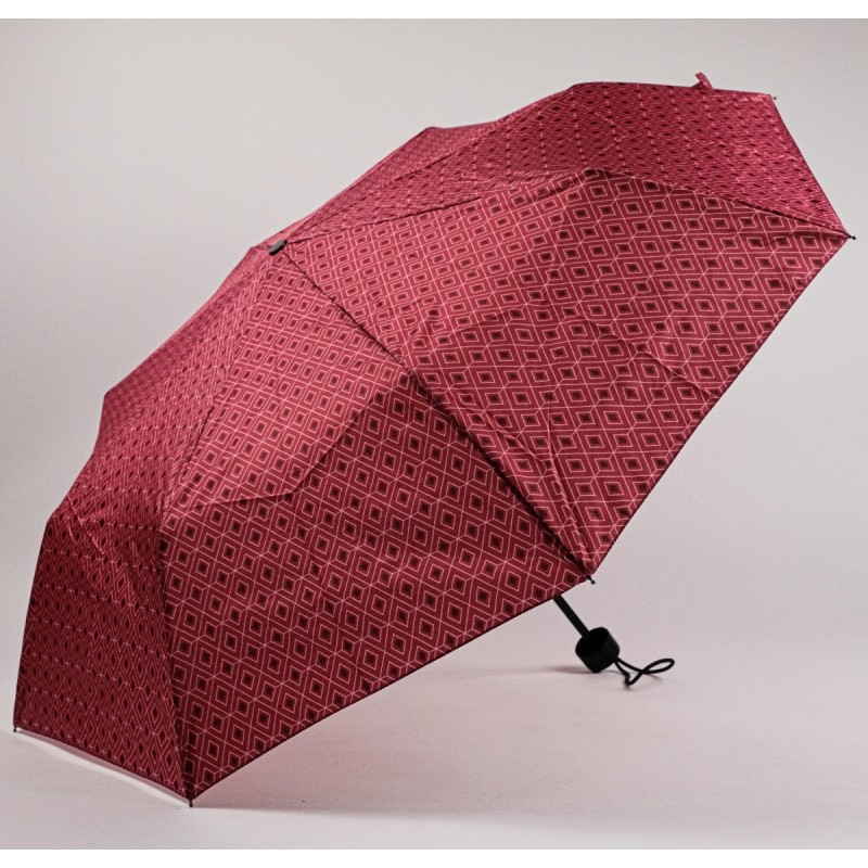 Káro skládací dámský deštník s manuálním otevíráním