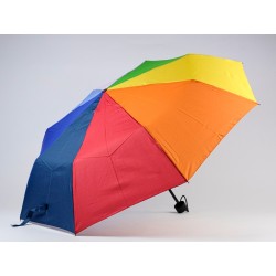 Duha skládací dámský deštník s manuálním otevíráním
