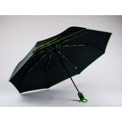 3512 Dámský skládací automatický deštník s barevnou konstrukcí