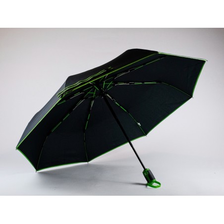 3512 Dámský skládací automatický deštník s barevnou konstrukcí