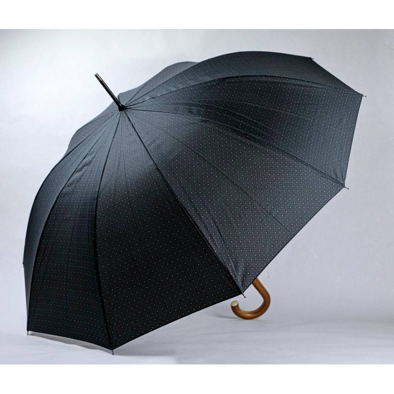 508 Pánský holový deštník MAXI s dřevěnou rukojetí
