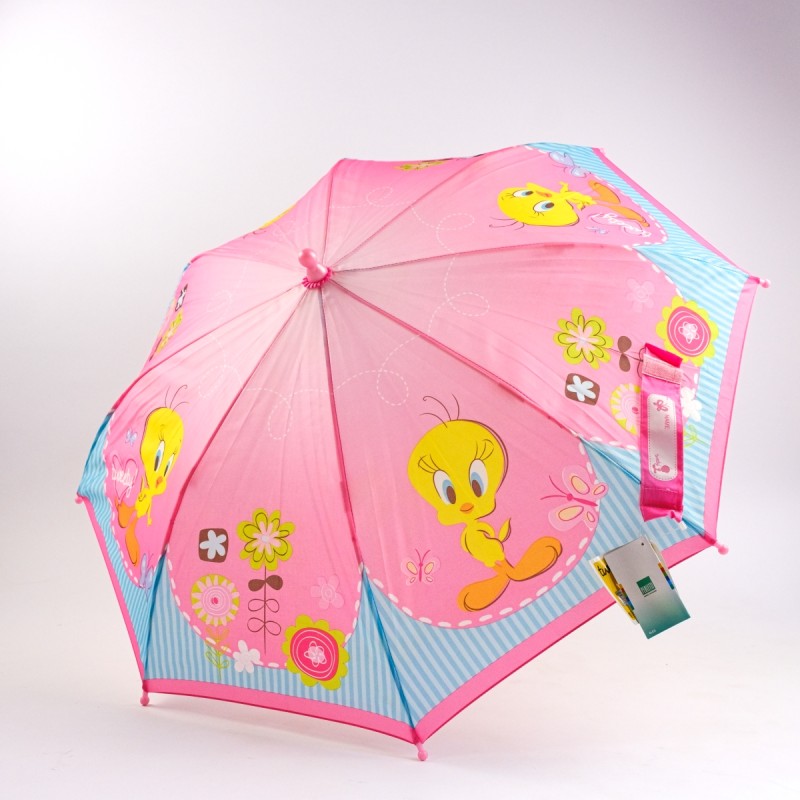 Tweety dětský holový deštník s manuálním otevíráním
