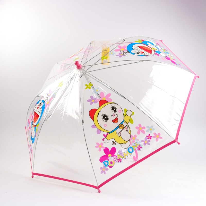 100 Doraemon dětský holový deštník s manuálním otevíráním