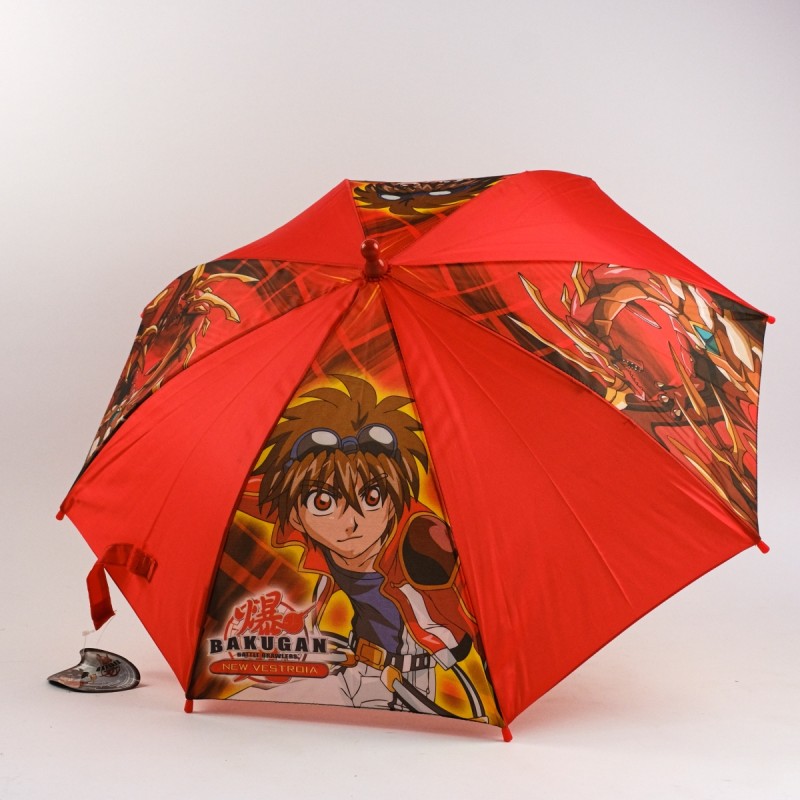 100 Bakugan dětský holový deštník s manuálním otevíráním