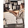 Carmen - luxusní společenské punčochové kalhoty se vzorem, s Aloe Vera