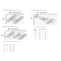 Daniela - jemné punčochové kalhoty na vyšší postavu se zesílenou špičkou a sedem
