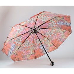 Růže skládací dámský deštník s manuálním otevíráním