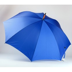 402 Simple blue holový manuální deštník