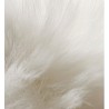 Bambule 6-7cm králičí kožešinová bílá s potkem
