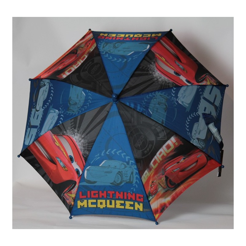 100 Cars Lightning McQueen dětský holový deštník s manuálním otevíráním