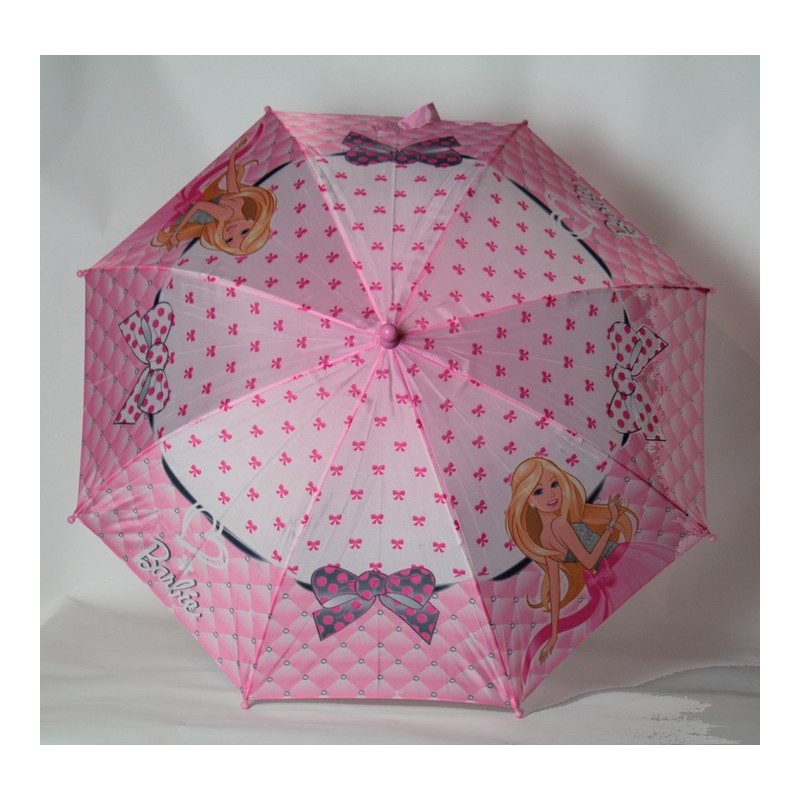 100 Barbie dětský holový deštník s manuálním otevíráním