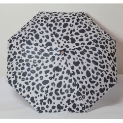 307 leopard odlehčený skládací dámský deštník s manuálním otevíráním