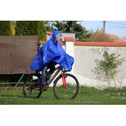 Cyklistické pončo / pláštěnka na kolo modrá