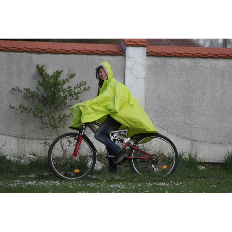 Cyklistické pončo / pláštěnka na kolo reflexní 810