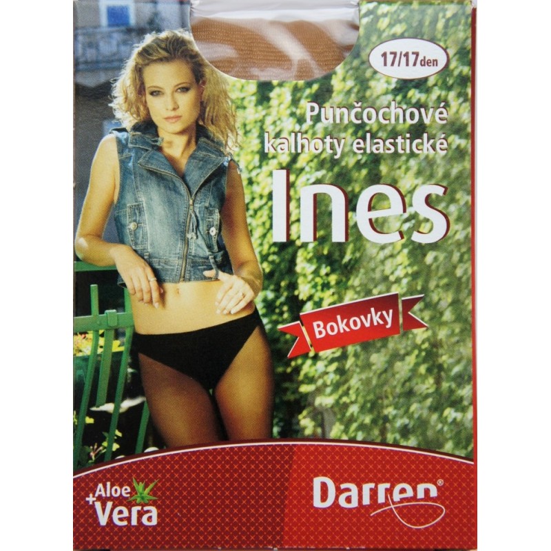 Ines - jemné bokové punčochové kalhoty s Aloe Vera